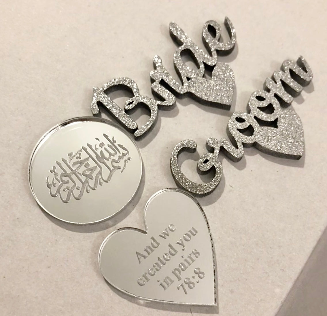 Wedding Tray.Personalised Wedding Tray.Nikkah Gift.Engagement. - The Nikkah Pen Store