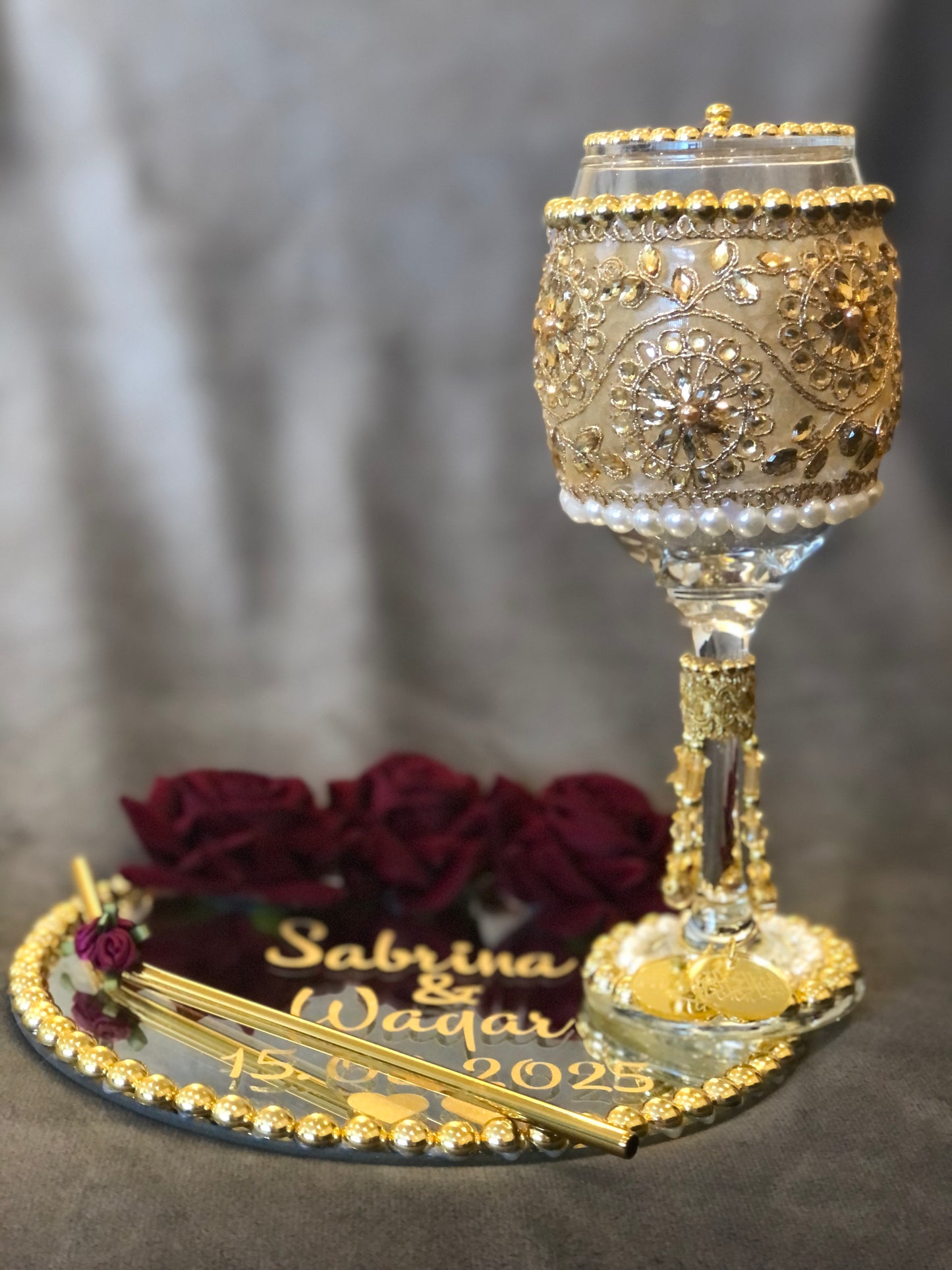 Doodh Pilai Glass Set.