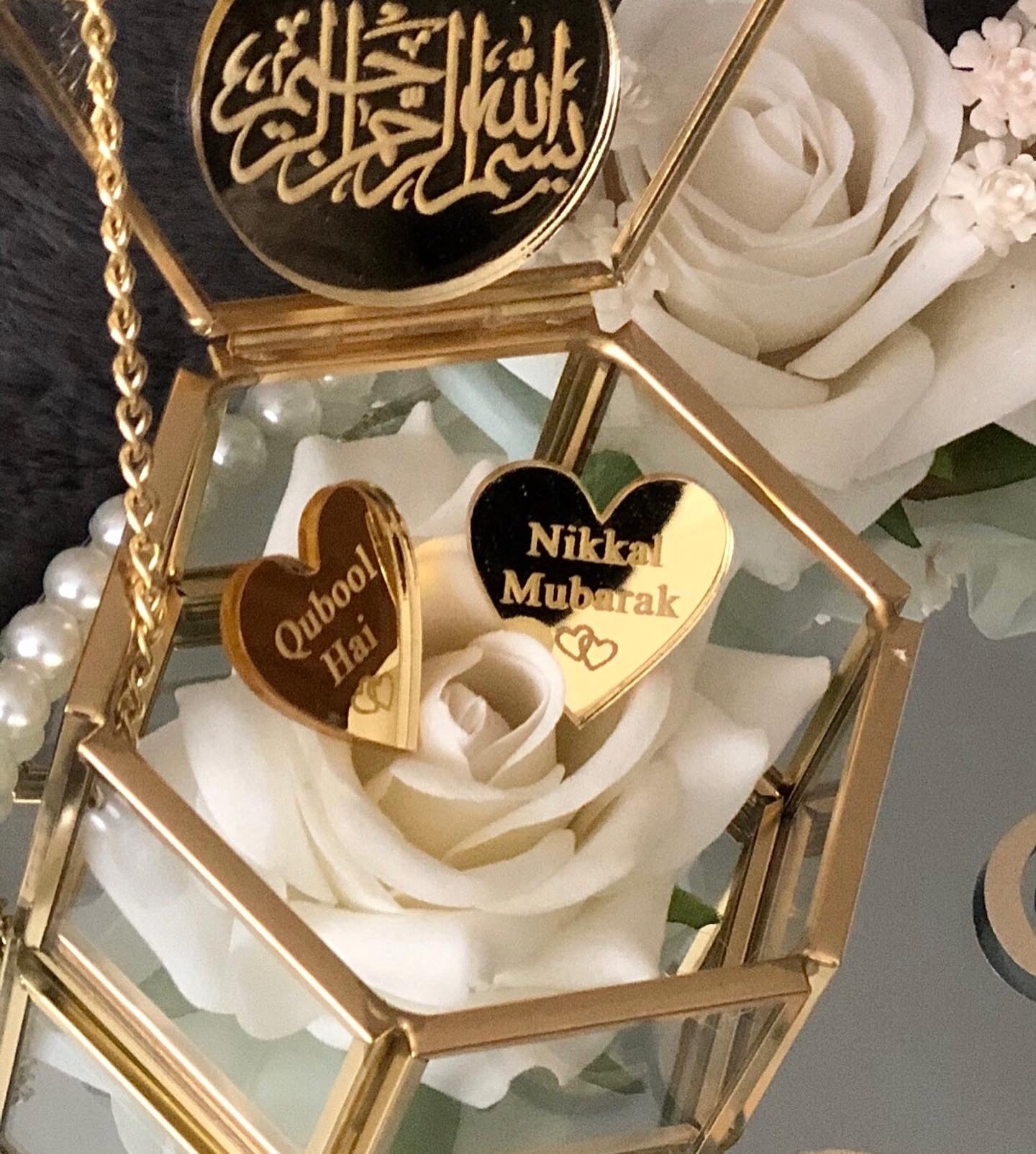 Wedding Ring Tray.Nikkah Ring Tray.Engagement.Personlised wedding Gifts. - The Nikkah Pen Store