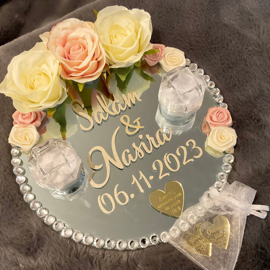 Wedding Ring Tray.Nikkah Tray.- The Nikkah Pen Store