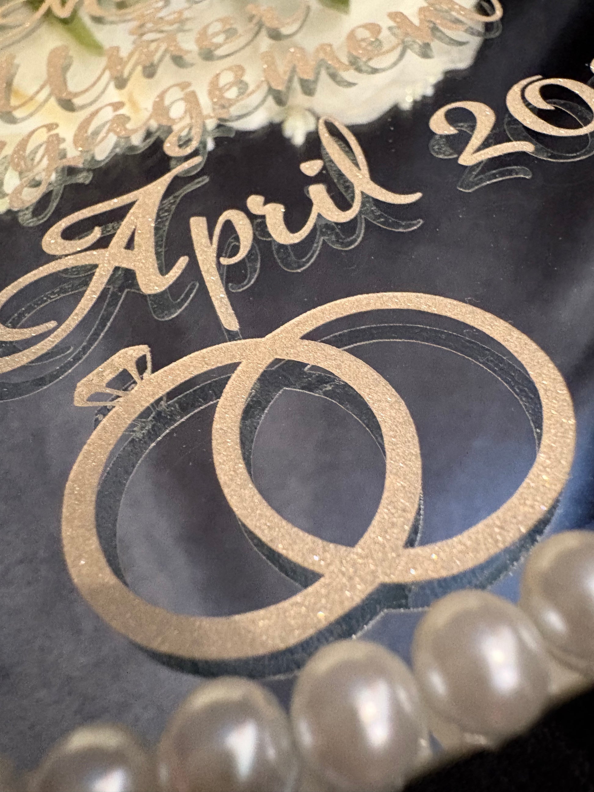 Wedding Ring Tray.Nikkah Gift.Engagement Tray. - The Nikkah Pen Store