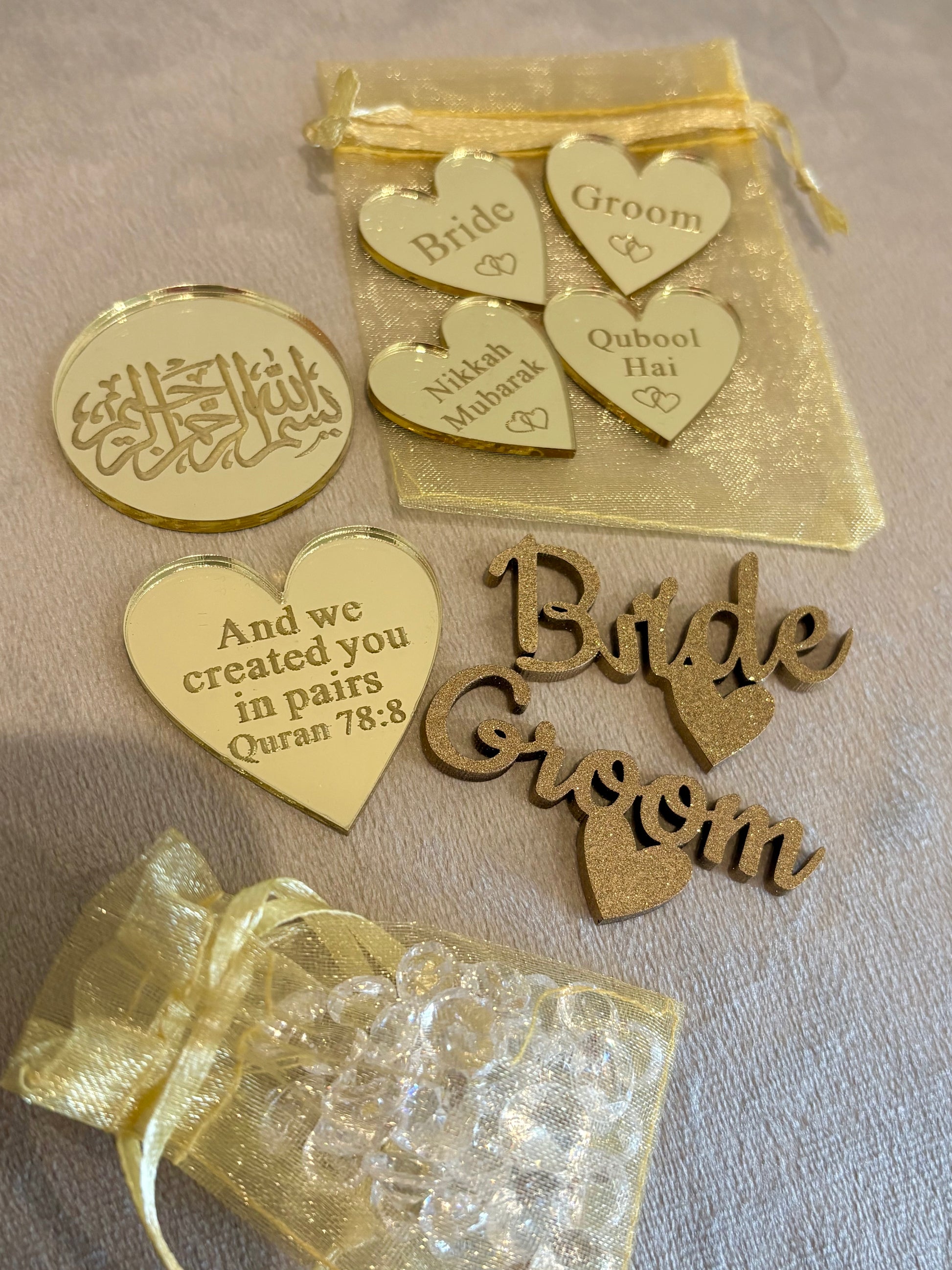 Wedding Ring Tray.Nikkah Gift.Engagement Tray. - The Nikkah Pen Store