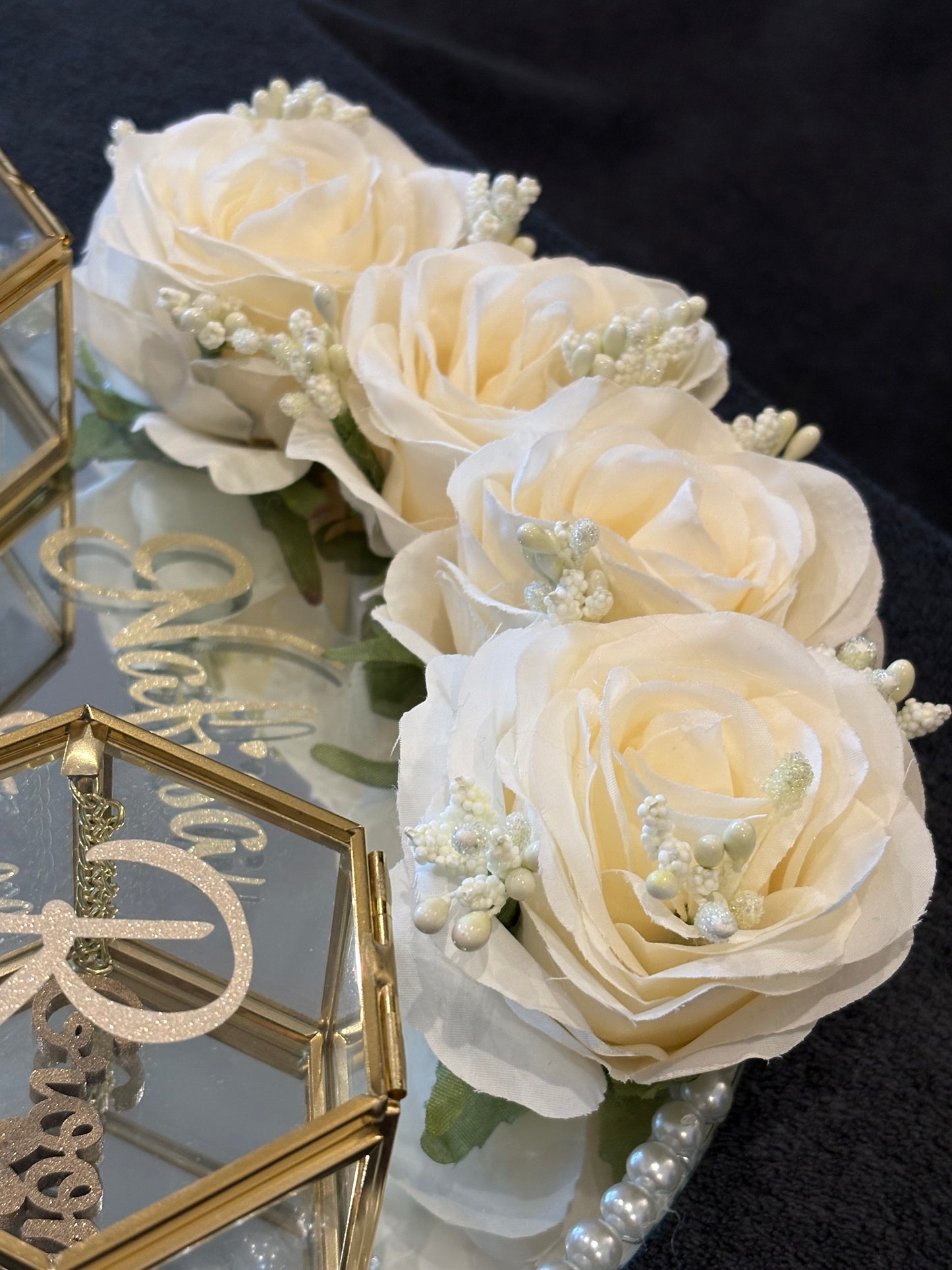 Wedding Ring Tray.Nikkah Gift.Engagement Tray. - The Nikkah Pen Store