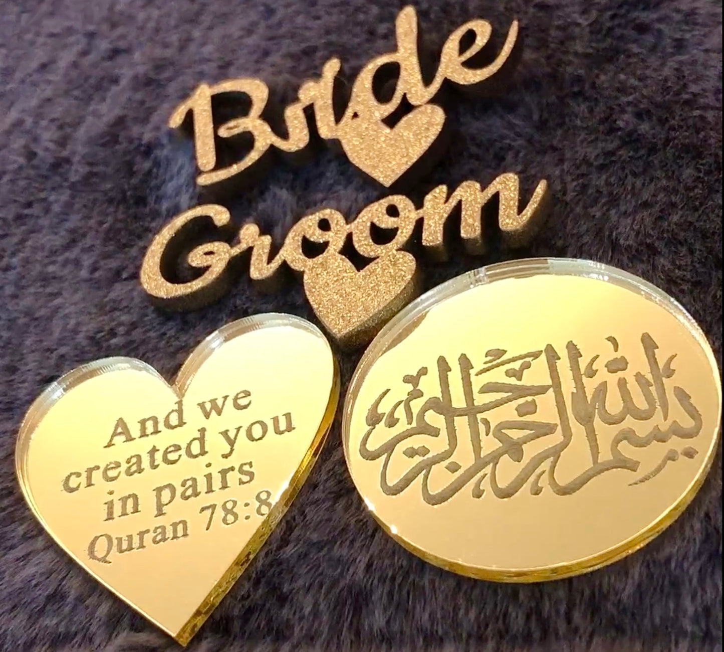 Wedding Tray.Personalised Gifts. Engagement Ring Tray. - The Nikkah Pen Store