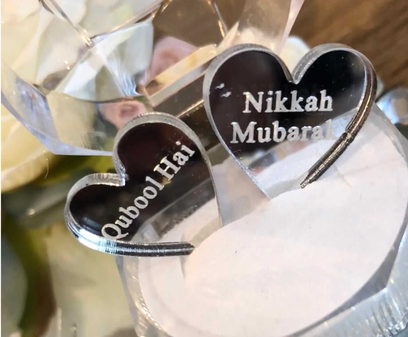 Wedding Tray.Personalised  Wedding Tray.Nikkah Gift.Engagement. - The Nikkah Pen Store