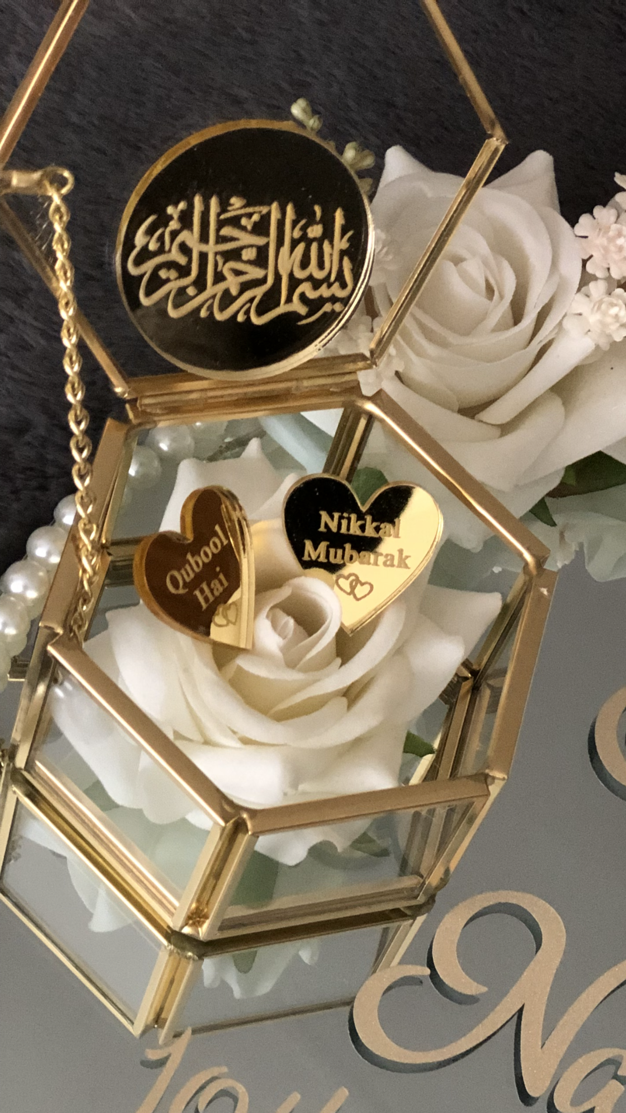 Wedding Ring Tray.Nikkah Ring Tray.Personalised.Engagement Ring tray. - The Nikkah Pen Store