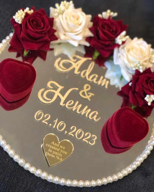 Wedding Ring Tray. - The Nikkah Pen Store