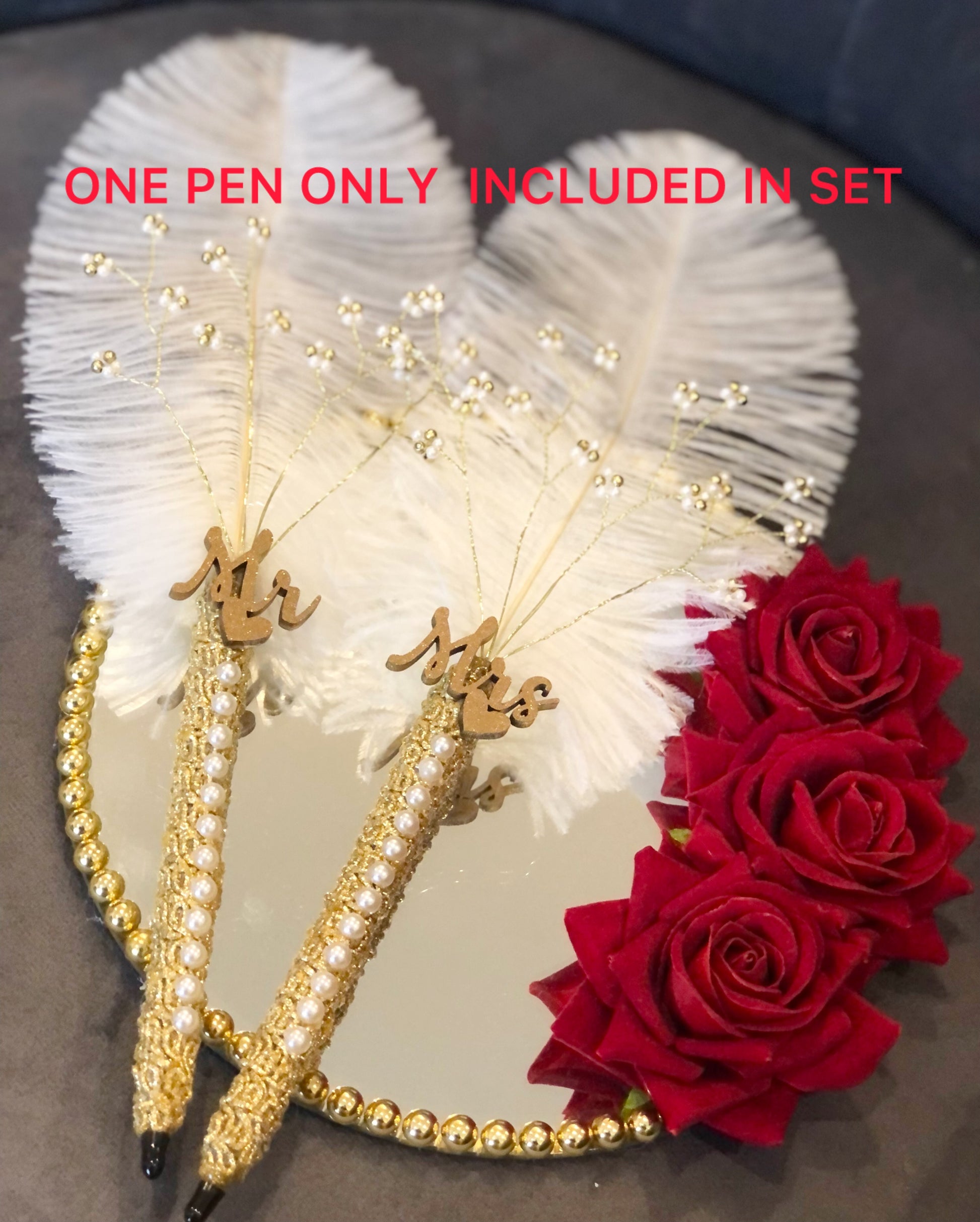 Wedding Pen Set.Nikkah Pen.Guestbook Pen Set. - The Nikkah Pen Store