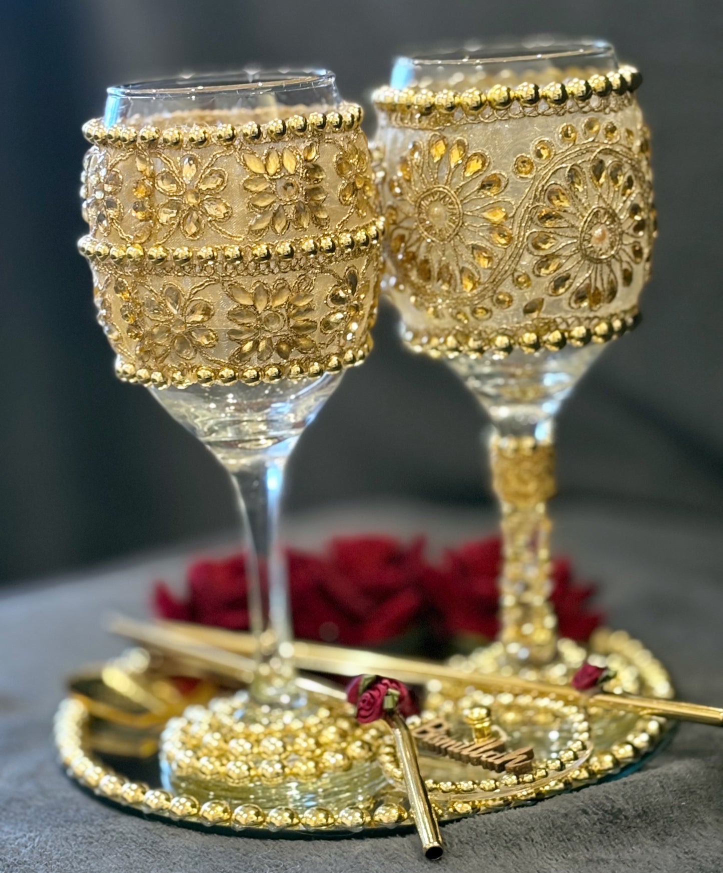 Doodh Pilai Set.Wedding Glass. - The Nikkah Pen Store
